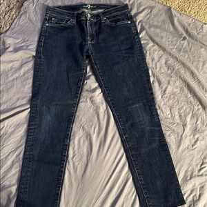7 For All Mankind Roxanne Dark Blue Jeans